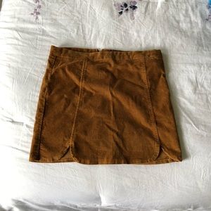 NWOT Brandy Melville suede skirt
